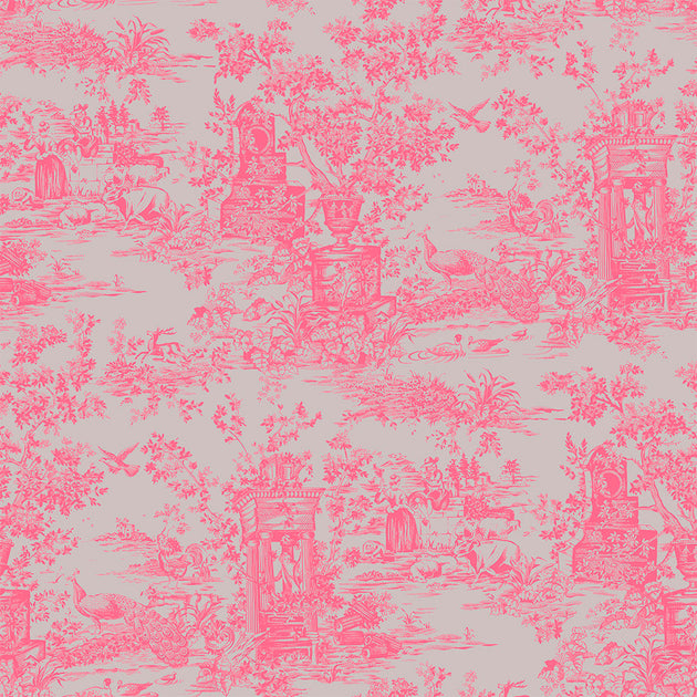Peacock Toile Wallcovering | Astek