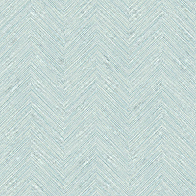 Caladesi Teal Faux Linen Wallpaper Wallpaper