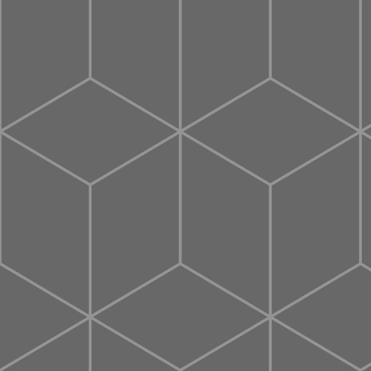 Stacked Cubes - Grey Wallpaper