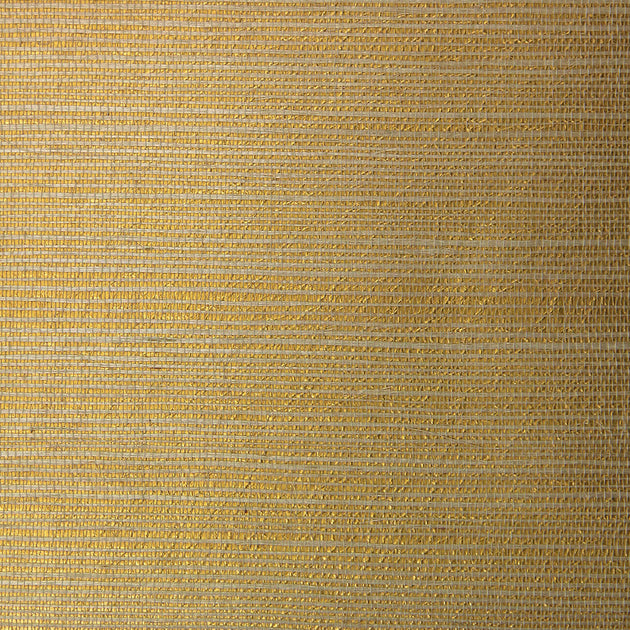 Sisal Wallcovering - Ivory on Gold | Astek