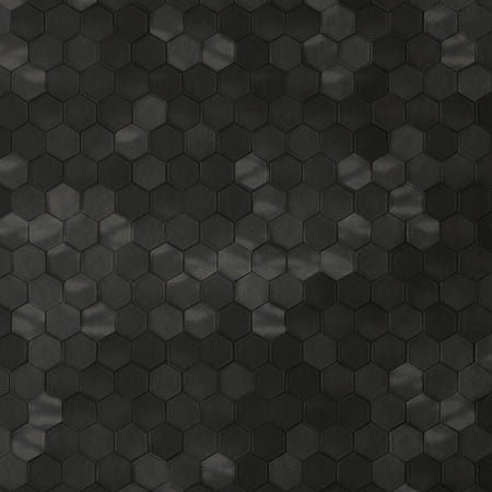 Hexagon Wallcovering - Black