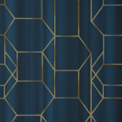 Wire Form Wallcovering - Blue