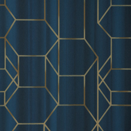 Wire Form Wallcovering - Blue