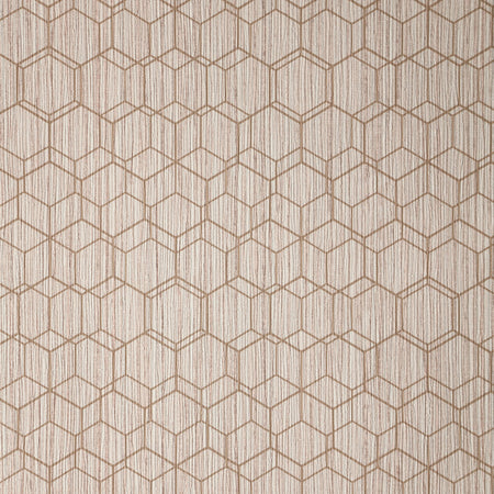 Wire Hex Wallcovering - Blush