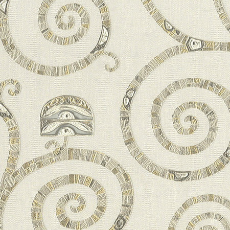 Stoclet Wallcovering - Gilded Ivory