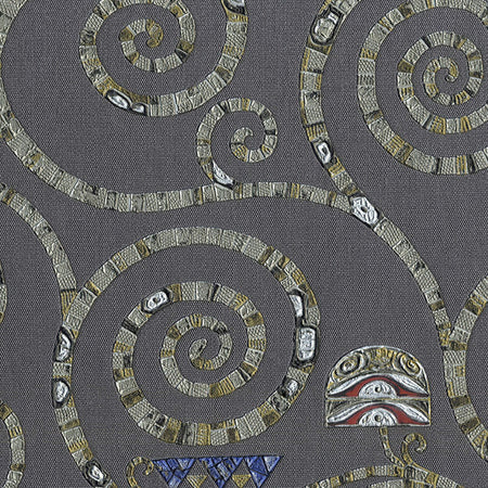 Stoclet Wallcovering - Charcoal
