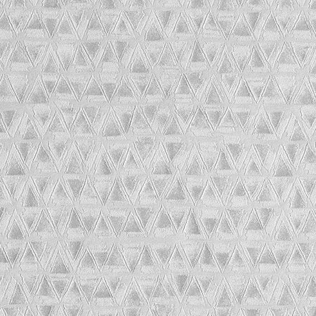 Geometrico Phoenix Wallcovering - Sterling Frost