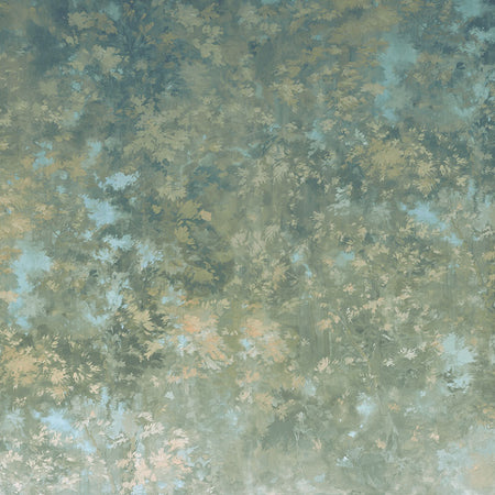 Orthez Green Wallcovering