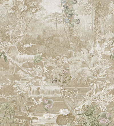 Coari Sepia Wallcovering