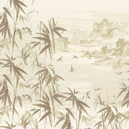 Ine Sepia Wallcovering