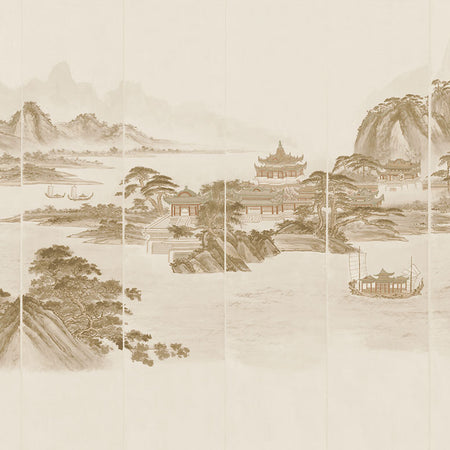 Kaisui Sepia Wallcovering