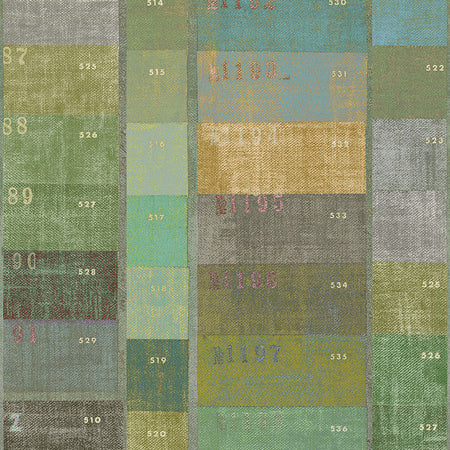 Festival Green Wallcovering