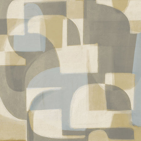 Pacha Yellow Blue Wallcovering