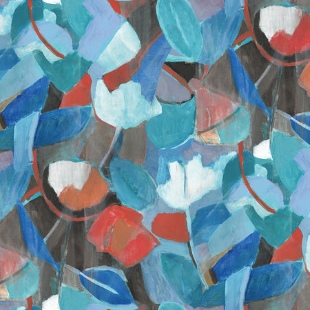Siwa Blue Red Mural