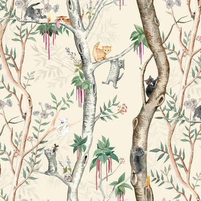 Kitten Coven Wallcovering - Incantation