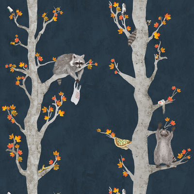 Trash Panda Party Wallcovering - Buffet