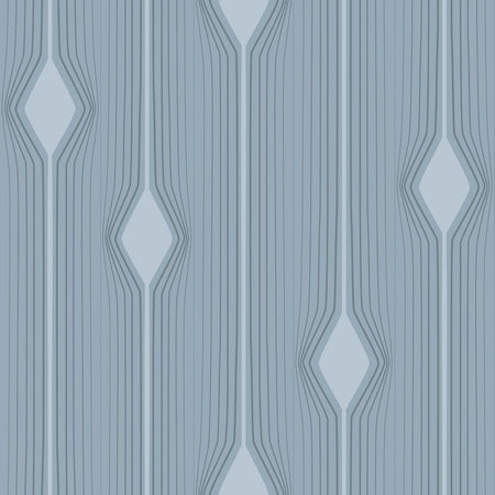 Diamond Stripes - Grey Wallpaper