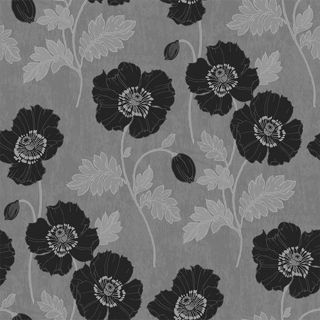 Poppycock Wallcovering - Smoke