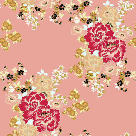 Chinese Silk Wallcovering - Lucky