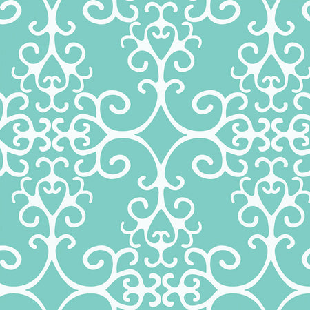 Bauble Wallcovering - Turquoise