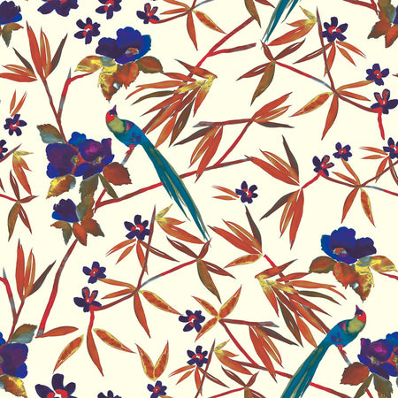 African Night Flight Wallcovering - Primrose