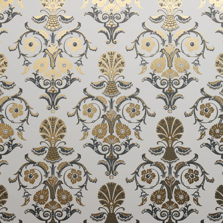 Manchester Wallcovering - Gold and Cream