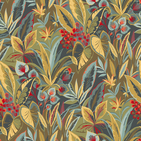 Amazon Wallcovering - Teaberry