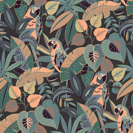 Macaw Wallcovering - Tulum