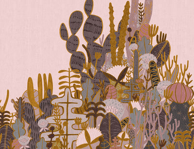 Cacti Mural - Saguaro