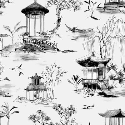 Suzhou Toile Wallcovering - Stone