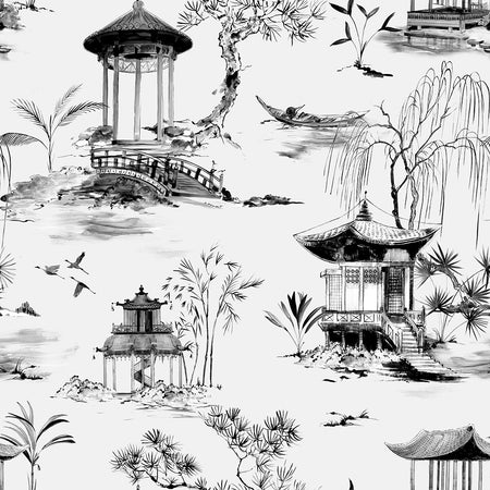 Suzhou Toile Wallcovering - Stone