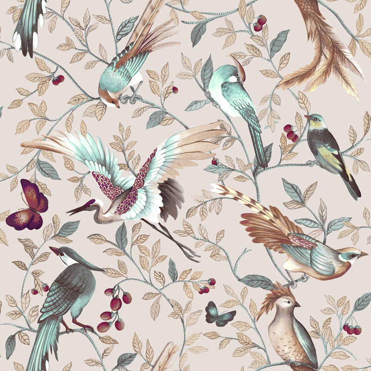 Aviary Wallcovering - Jade