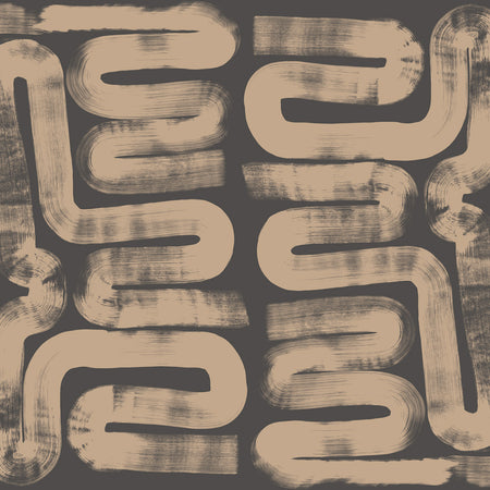 Gesture 1 Repeating Mural - Fawn