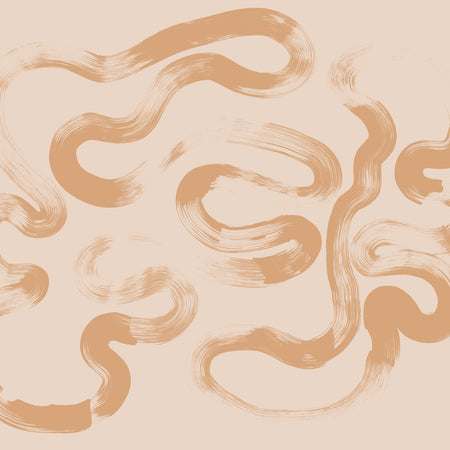 Gesture 7 Mural - Burlap