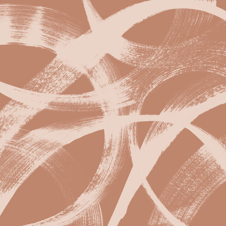 Gesture 14 Mural - Terracotta