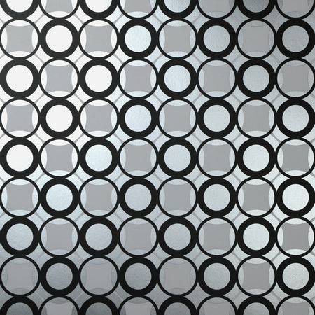 Circles Wallcovering - Silver