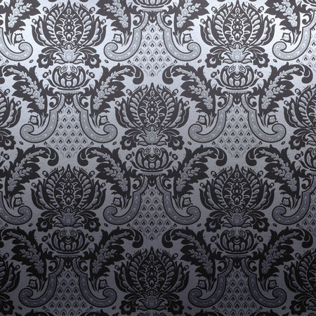 Windsor Wallcovering - Chocolate & Silver
