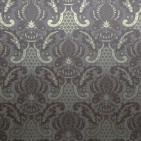 Windsor Wallcovering - Brown & Gold