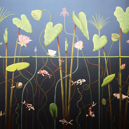 Aquavita Repeating Mural - Midnight