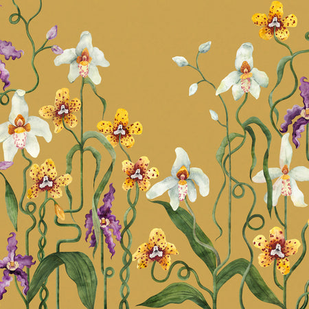 Cymbeline Repeating Mural - Ochre