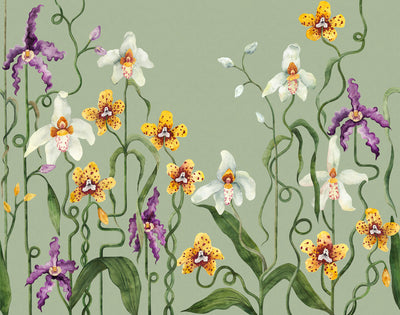 Cymbeline Repeating Mural - Seafoam