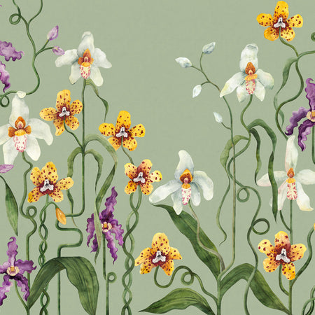 Cymbeline Repeating Mural - Seafoam