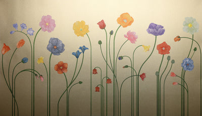 Mélodie Repeating Mural - Antique Gold