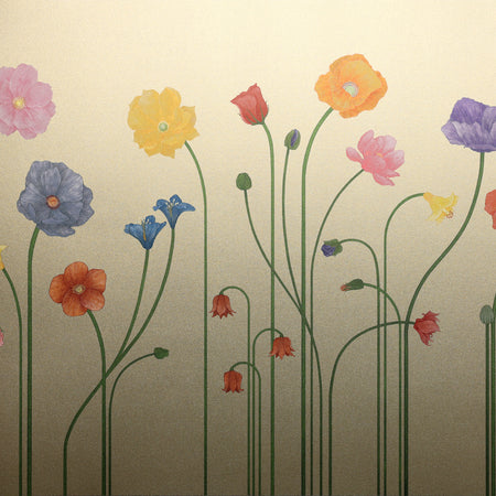 Mélodie Repeating Mural - Antique Gold