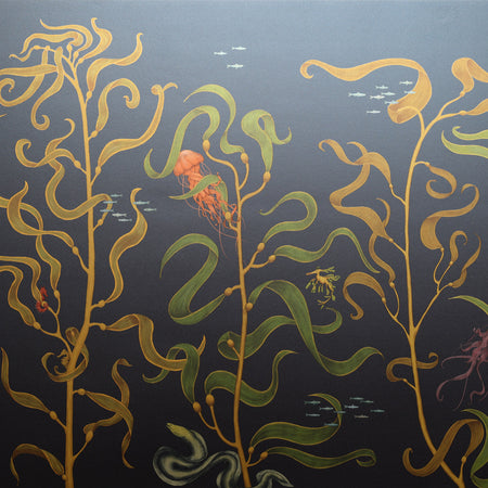 Ondine Repeating Mural - Midnight