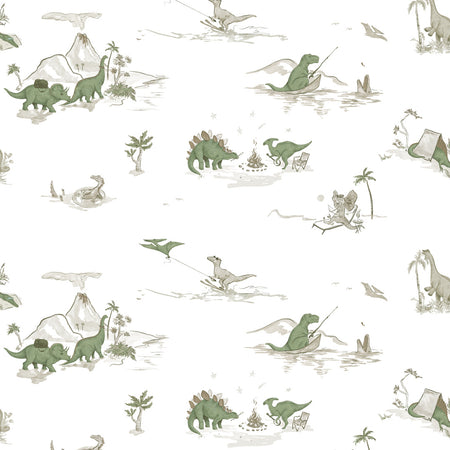 Dino Camp Wallcovering - Fern