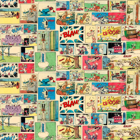 Funny Papers Wallcovering - Chroma