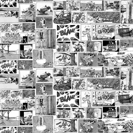 Funny Papers Wallcovering - Newsprint
