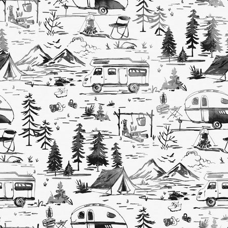 Happy Camper Wallcovering - Granite Peak