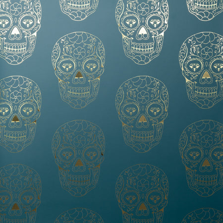 Calaveras Wallcovering - Peacock Gold
